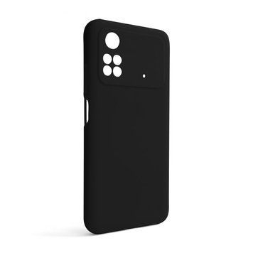 Чохол Full Silicone Case для Xiaomi Poco M4 Pro 4G black (18) (без логотипу) 2710000241096 фото