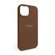 Чохол Full Silicone Case для Apple iPhone 15 dark brown (75) 2710000313908 фото 1