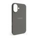 Чохол Full Silicone Case для Apple iPhone 16 titanium grey (74) 2710000314318 фото 1