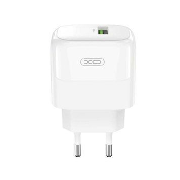 Мережевий зарядний пристрій (адаптер) XO L135 1USB / QC3.0 / 18W white mzp-xo-l135-wh фото