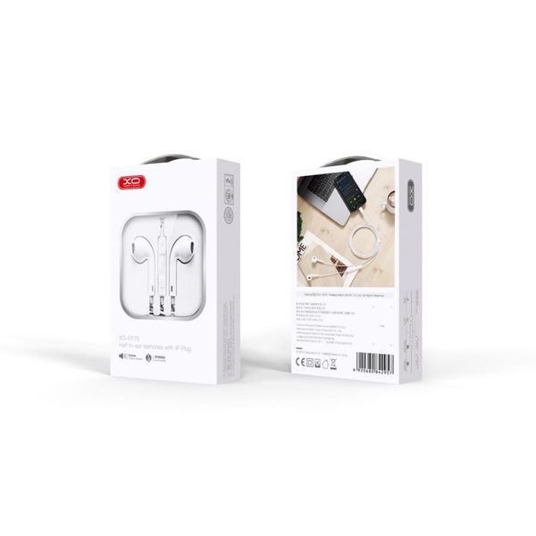 Навушники XO EP70 Lightning white naushnik-xo-ep70-wh фото