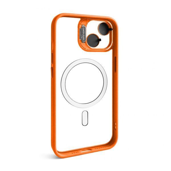 Чохол з функцією MagSafe для Apple iPhone 15 з підставкою та захистом для камер orange 2710000295280 фото