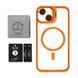 Чохол з функцією MagSafe для Apple iPhone 15 з підставкою та захистом для камер orange 2710000295280 фото 2