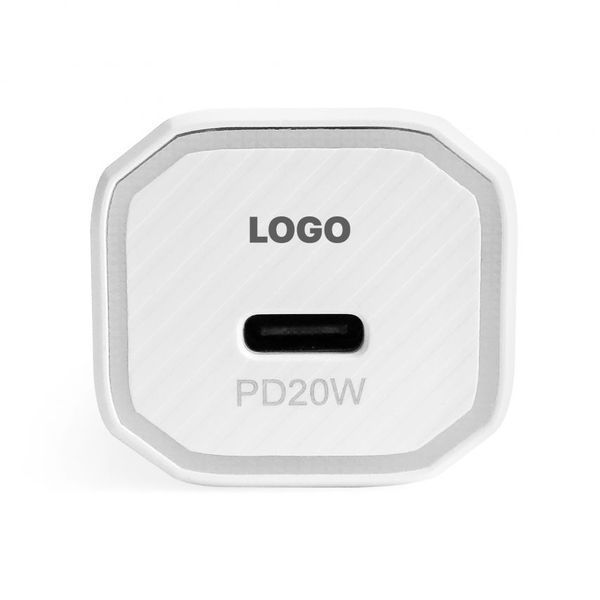 Автомобільний зарядний пристрій (адаптер) для Apple iPhone AP1314 PD / 20W white carton box logo azp-apple-ap1314-wh фото
