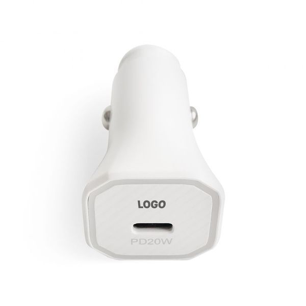 Автомобільний зарядний пристрій (адаптер) для Apple iPhone AP1314 PD / 20W white carton box logo azp-apple-ap1314-wh фото