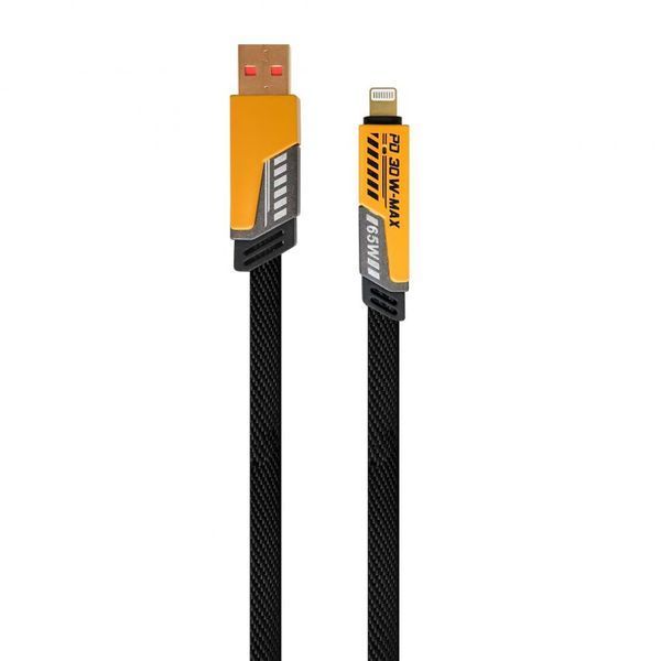 Кабель USB 4в1 WALKER C990 65W трансформер black/yellow cabel-usb-walcker-c990-transf-bl фото