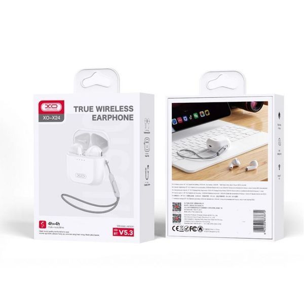 Навушники Bluetooth XO X24 white naushnik-xo-x24-wh фото