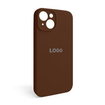Чохол Full Silicone Case для Apple iPhone 15 dark brown (75) закрита камера 2710000313977 фото