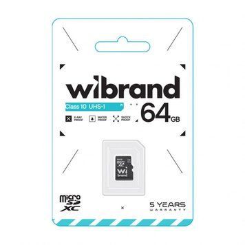 Карта пам'яті Wibrand MicroSDHC 64GB UHS-I Class 10 tf_card_wibrand_64-2 фото