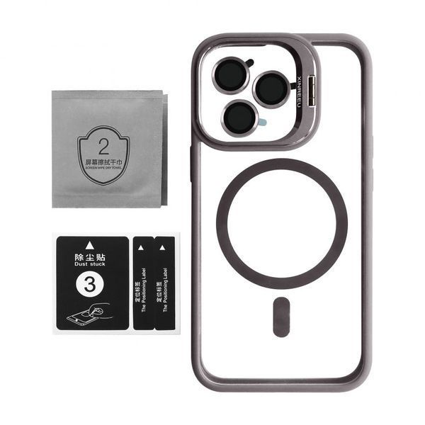Чохол з функцією MagSafe для Apple iPhone 13 Pro з підставкою та захистом для камер orange 2710000294931 фото