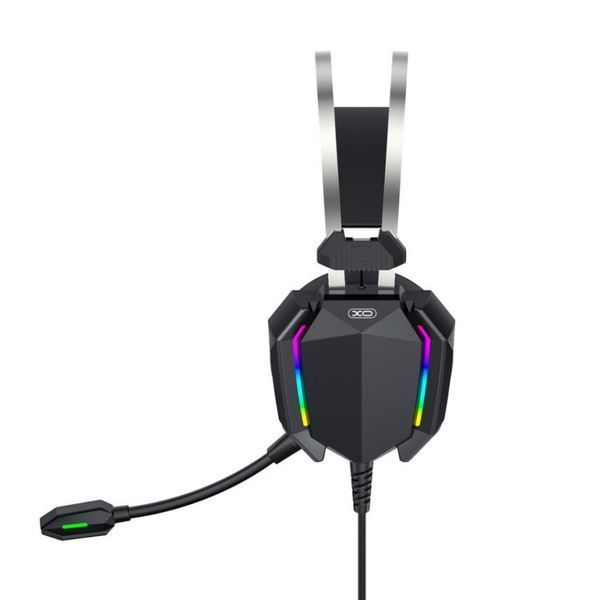 Навушники XO GE-07 ігрові RGB black navus-xo-ge07-bl-rgb фото