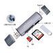 Кардрідер 6в1 WALKER WCD-83 (вихід USB/Micro, Type-C) grey Reader_Walker_wcd83 фото 3
