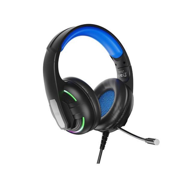 Навушники XO GE-09 ігрові RGB black navus-xo-ge09-bl-rgb фото