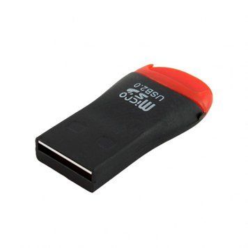 Кардрідер WALKER WCD-06 microSD black/red Reader_Walker_wcd06 фото