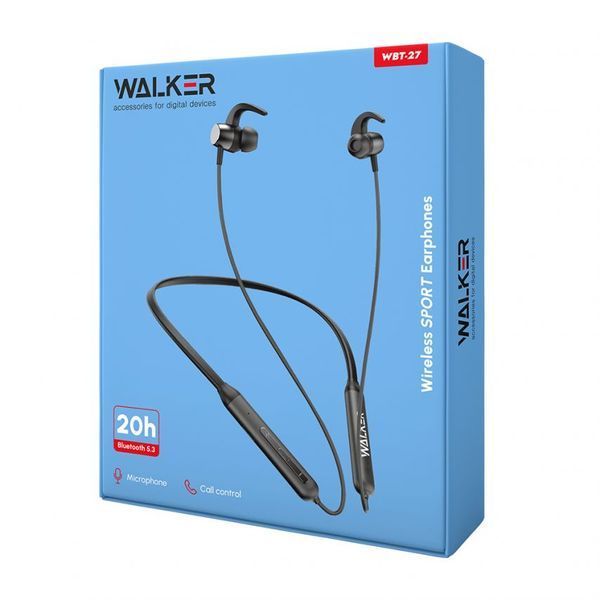 Навушники Bluetooth WALKER WBT-27 black naushnik-walker-wbt27-bl фото
