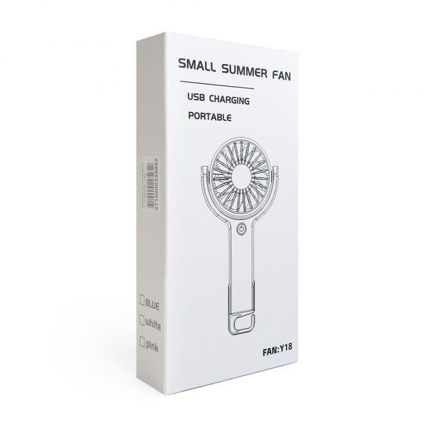 Портативний вентилятор Y-18 800mAh white portvent-y18-white фото