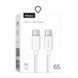 Кабель USB WALKER C860 Type-C to Type-C 65W 2м white cabel-usb-walcker-c860-tc-tc-wh-2m фото 3