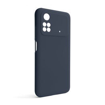 Чохол Full Silicone Case для Xiaomi Poco M4 Pro 5G dark blue (08) (без логотипу) 2710000241270 фото