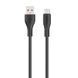 Кабель USB WALKER C585 Type-C black cabel-usb-walcker-c585-tc-bl фото 1