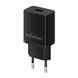 Мережевий зарядний пристрій (адаптер) WALKER WH-26 1USB / 2.4A black mzp-wal-wh26-bl-4 фото 1