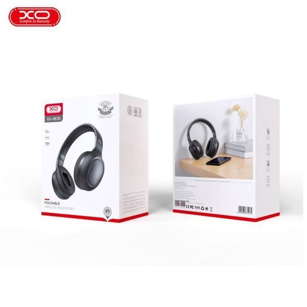 Навушники Bluetooth XO BE35 black navush-xo-be35-bl фото