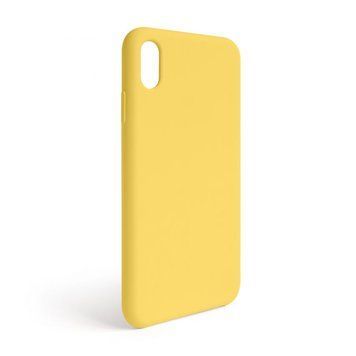 Чохол Full Silicone Case для Apple iPhone Xr yellow (04) (без логотипу) 2710000258018 фото