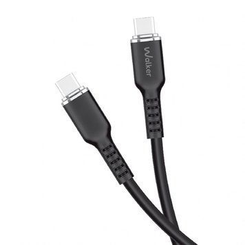 Кабель USB WALKER C795 Type-C to Type-C black cabel-usb-walcker-c795-tc-tc-bl фото