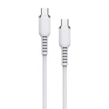 Кабель USB WALKER C795 Type-C to Type-C white cabel-usb-walcker-c795-tc-tc-wh фото