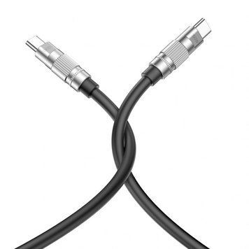 Кабель USB XO NB-Q228B Type-C to Type-C PD 60W 1.2м black cabel-usb-xo-q228b-bl фото