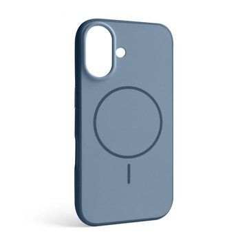 Чохол Soft Matte з MagSafe для Apple iPhone 16 dark blue 2710000345220 фото
