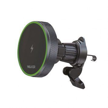 Автотримач магнітний WALKER CX-055 MagSafe 15W black avtotrima4-walker-cx-055-bl фото
