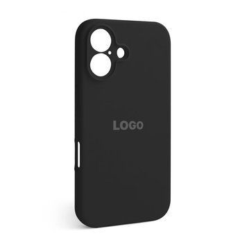 Чохол Full Silicone Case для Apple iPhone 16 black (18) закрита камера 2710000337638 фото