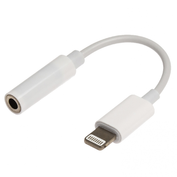 Аудіо-перехідник WALKER WA-020 Lightning to AUX 3.5мм (Bluetooth) white cab-aux-walk-wa-20-wh-2 фото