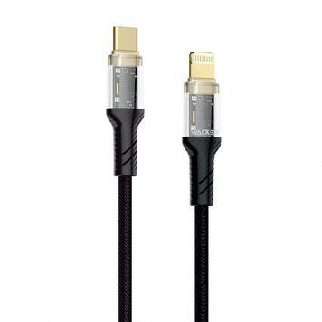Кабель USB WALKER C950 Type-C to Lightning black cabel-usb-walcker-c950-ip-tc-bl фото