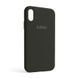 Чохол Full Silicone Case для Apple iPhone Xr dark olive (35) 2710000246121 фото 1