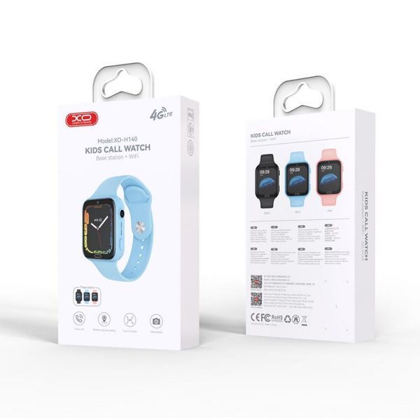Дитячий смарт-годинник (Smart Watch) XO H140 4G pink sw-kids-xo-h140-pink фото