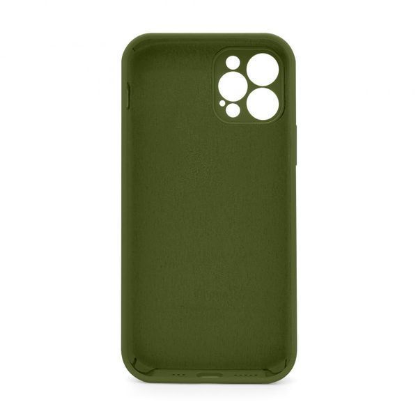 Чохол Full Silicone Case для Apple iPhone 12 Pro Max army green (45) закрита камера (без логотипу) 2710000258162 фото