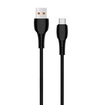 Кабель USB WALKER C325 Type-C black cabel-usb-walcker-c325-tc-bl фото