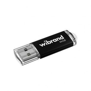 Флеш-пам'ять USB Wibrand Сougar 64GB USB 2.0 black flash_USB_wibrand_cougar_64 фото
