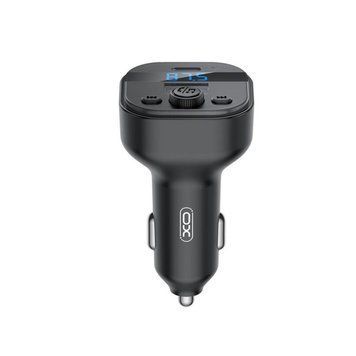 Автомобільний зарядний пристрій (адаптер) - FM-трансмітер 2в1 XO BCC18 PD15W black azp-xo-bcc18-bl фото