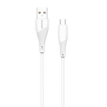 Кабель USB WALKER C345 Type-C white cabel-usb-walcker-c345-tc-wh фото