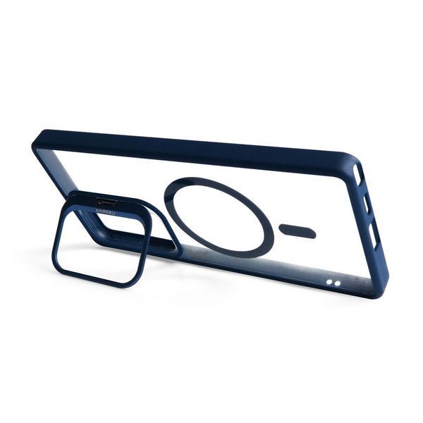 Чохол з функцією MagSafe для Samsung Galaxy S25 Ultra/S938 (2025) з підставкою та захистом для камер dark blue (4) 2710000318880 фото