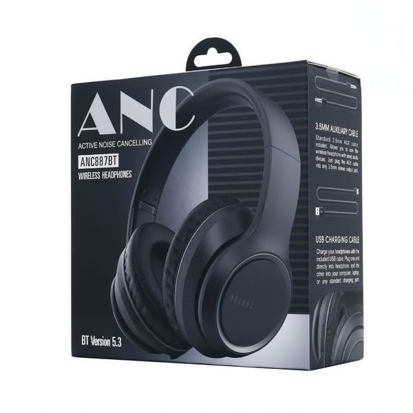 Навушники Bluetooth SY-ANC887BT ANC black navush-sy-anc887bt-bl фото