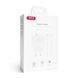 Мережевий зарядний пристрій (адаптер) 2в1 XO L136 PD_20W + Data Cable Type-C to Type-C white mzp-xo-l136-wh-2 фото 2