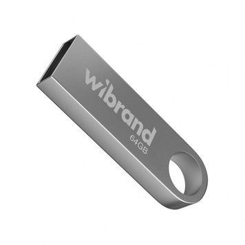 Флеш-пам'ять USB Wibrand Puma 64GB USB 2.0 silver flash_USB_wibrand_puma_64 фото