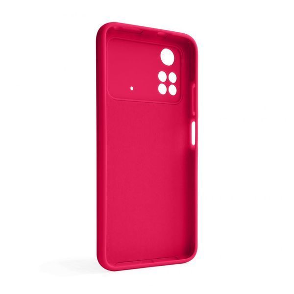 Чохол Full Silicone Case для Xiaomi Poco M4 Pro 5G fluorescent rose (37) (без логотипу) 2710000241249 фото